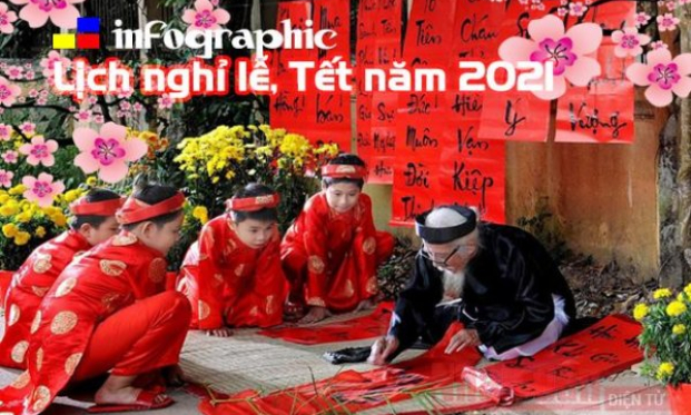 Các ngày nghỉ lễ, Tết trong năm 2021
