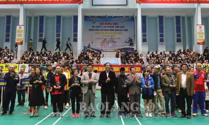 Khai mạc Giải bóng bàn tranh cúp Mẫu Sơn lần thứ nhất - năm 2020