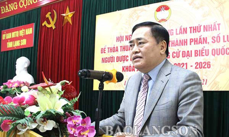 Thỏa thuận cơ cấu, thành phần, số lượng người được giới thiệu ứng cử đại biểu Quốc hội khóa XV, đại biểu
