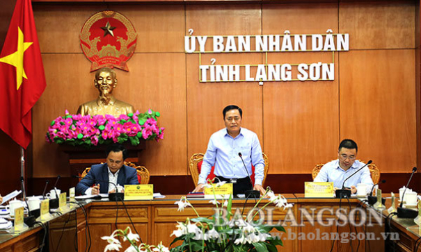 UBND tỉnh họp thống nhất phương án triển khai dự án khu du lịch sinh thái cáp treo Mẫu Sơn