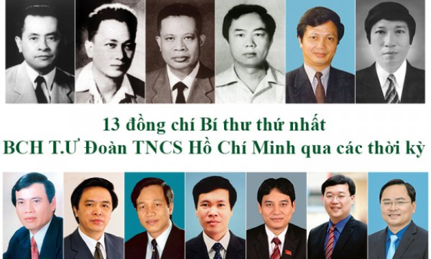 13 đồng chí Bí thư thứ nhất BCH T.Ư Đoàn TNCS Hồ Chí Minh qua các thời kỳ