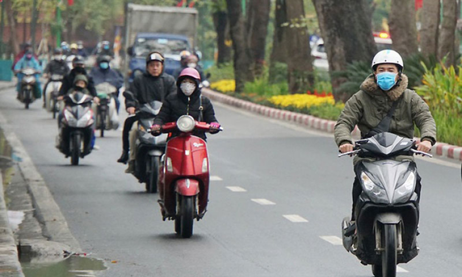 Bắc Bộ trời rét, có nơi dưới 15 độ C
