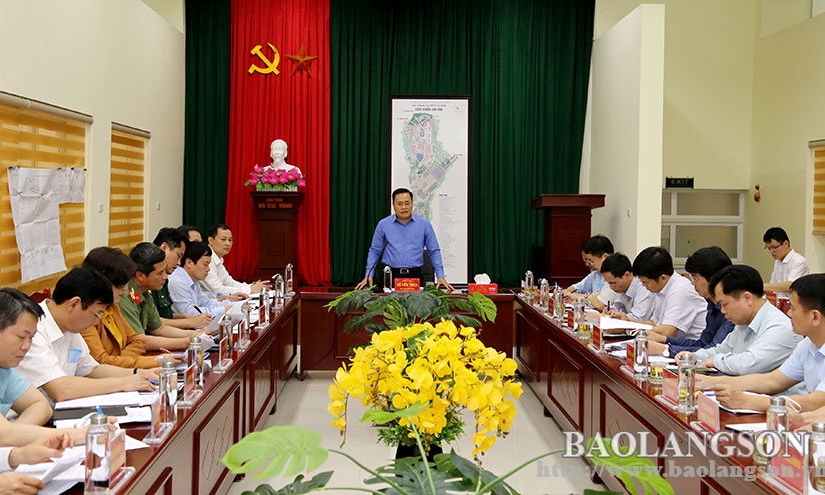 Chủ tịch UBND tỉnh kiểm tra tại cửa khẩu Chi Ma: Tiếp tục phối hợp thực hiện tốt công tác quản lý khu