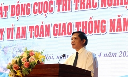 Phát động cuộc thi trắc nghiệm 'Chung tay vì ATGT' năm 2021