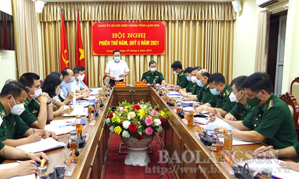 Đảng ủy Bộ đội Biên phòng tỉnh triển khai nhiệm vụ 6 tháng cuối năm 2021