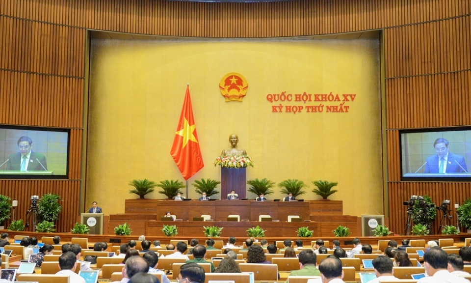 Thông cáo báo chí số 03 kỳ họp thứ nhất, Quốc hội khóa XV