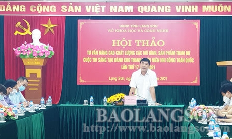 Hội thảo tư vấn nâng cao chất lượng các sản phẩm tham dự Cuộc thi Sáng tạo dành cho thanh thiếu niên