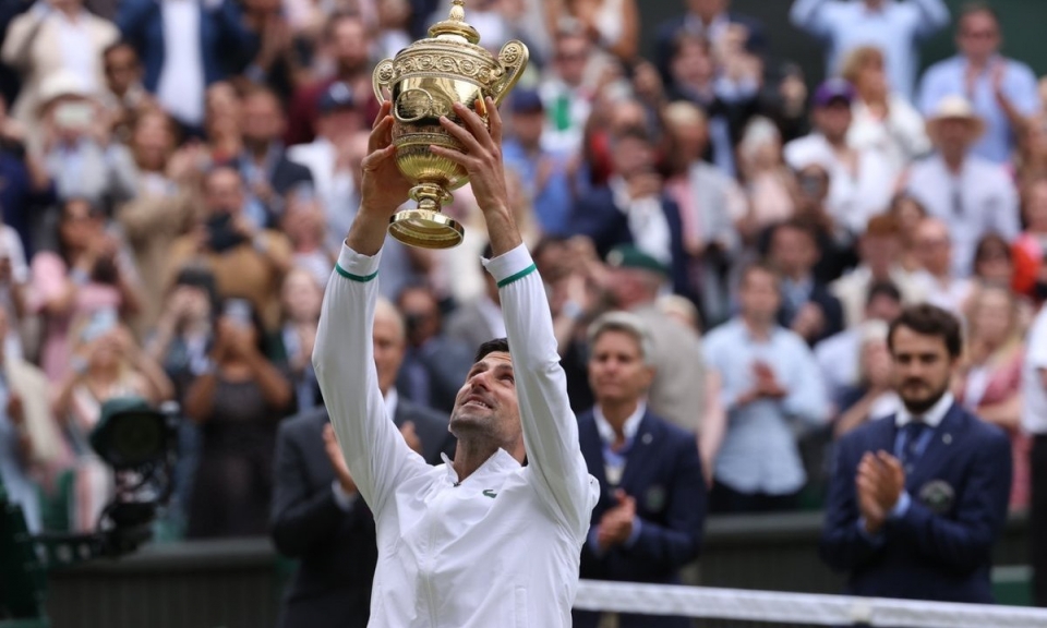 Djokovic lập kỷ lục giành 20 danh hiệu Grand Slam danh giá