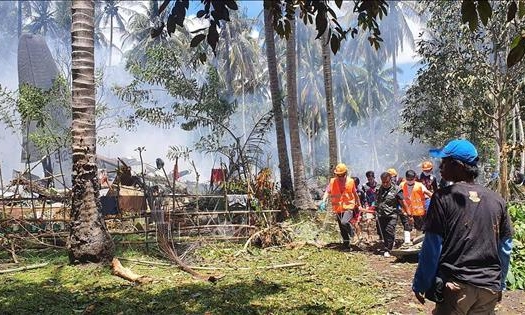 Rơi máy bay quân sự, ít nhất 17 người chết, 40 người bị thương