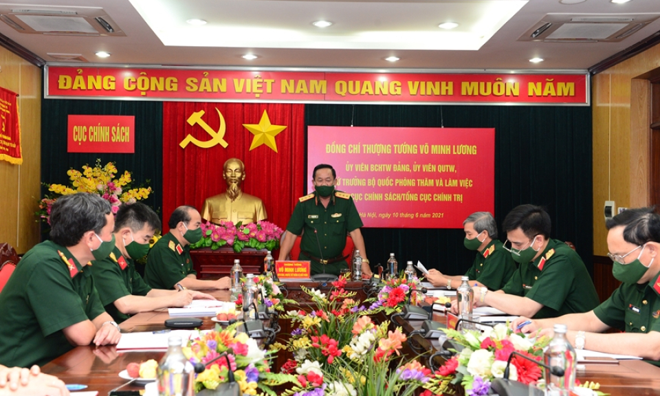Thực hiện tốt công tác chính sách, góp phần bảo đảm toàn quân hoàn thành thắng lợi mọi nhiệm vụ