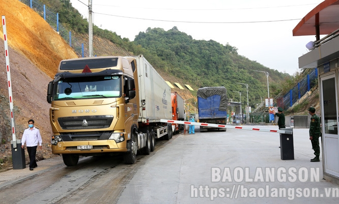 Hàng hóa sẽ tiếp tục được thông quan qua cửa khẩu Tân Thanh