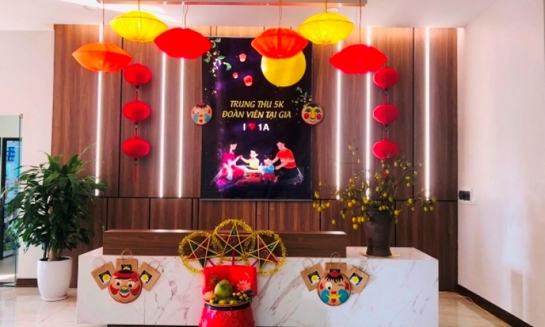 Trung thu 5K, đoàn viên tại gia