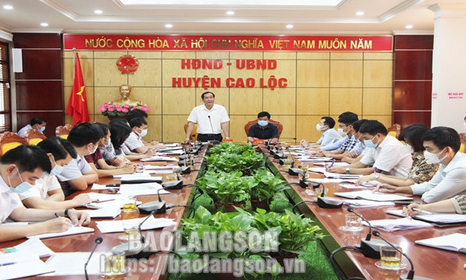 Lãnh đạo UBND tỉnh kiểm tra xây dựng nông thôn mới trên địa bàn huyện Cao Lộc