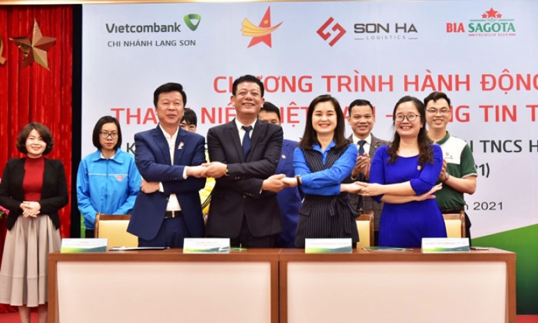 Đoàn thanh niên Vietcombank chi nhánh Lạng Sơn thi đua phát triển hoạt động kinh doanh