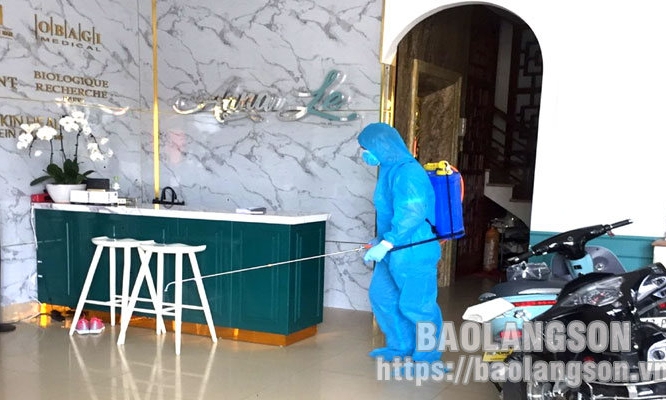 Thành phố Lạng Sơn: Ghi nhận 1 ca mắc COVID-19 là nhân viên Spa Anna Lee, phường Chi Lăng