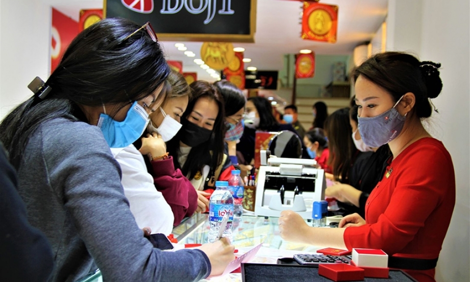 Giá vàng hôm nay 20-1: Vàng trong nước và thế giới tăng