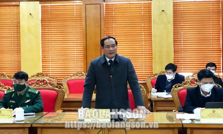 Họp bàn triển khai nền tảng Cửa khẩu số