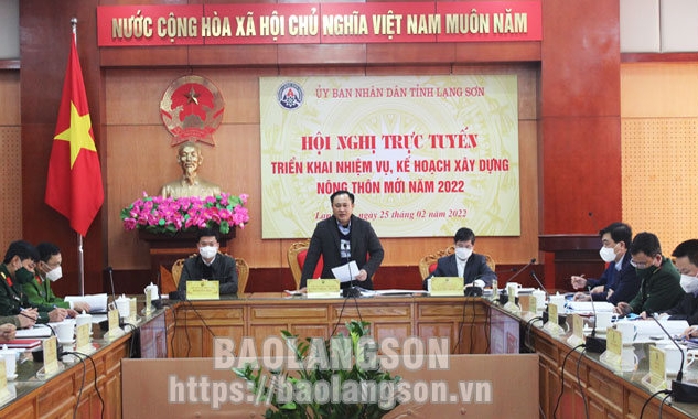Triển khai nhiệm vụ xây dựng nông thôn mới năm 2022