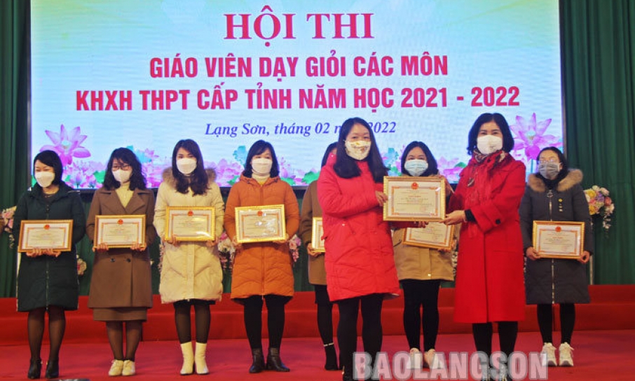 83 giáo viên đạt giáo viên dạy giỏi THPT cấp tỉnh