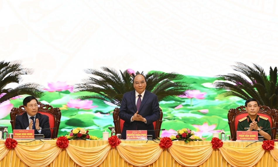 Chủ tịch nước Nguyễn Xuân Phúc chủ trì Hội nghị quán triệt và triển khai tổng kết 10 năm thực hiện Nghị