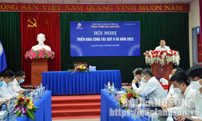 Công ty Điện Lực Lạng Sơn tổng kết công tác quý I, triển khai nhiệm vụ quý II