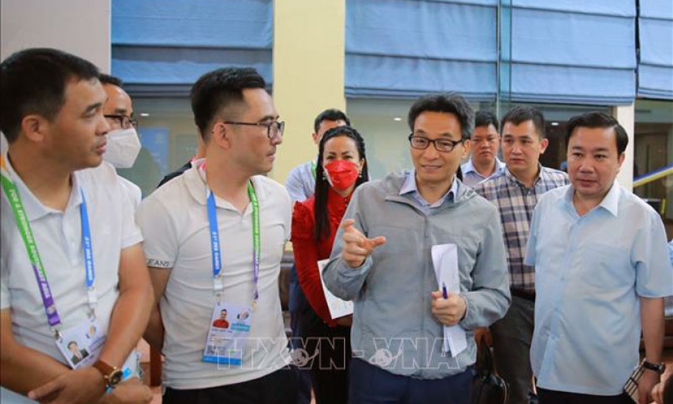 Phó Thủ tướng Vũ Đức Đam dự tổng duyệt Lễ khai mạc SEA Games 31