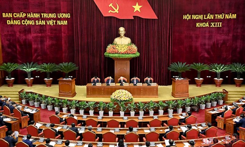 Thông báo Hội nghị lần thứ 5 Ban Chấp hành Trung ương Đảng khóa XIII