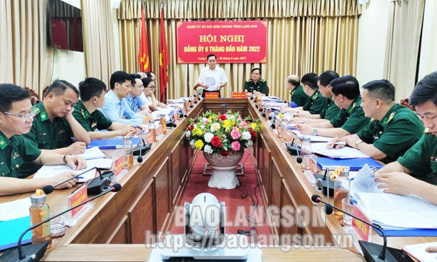 Đảng ủy Bộ đội Biên phòng tỉnh triển khai nhiệm vụ 6 tháng cuối năm 2022