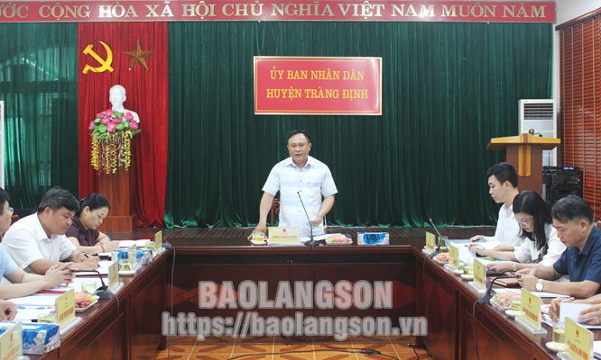 Tràng Định cần tiếp tục tập trung phát triển các cây trồng chủ lực