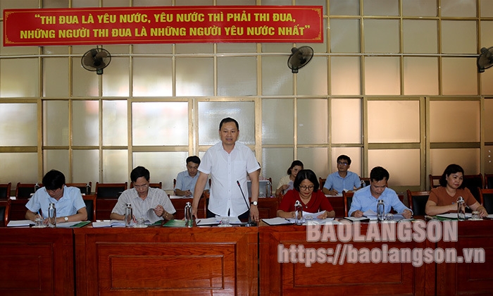 Kiểm tra việc thực hiện nhiệm vụ tại Sở Nông nghiệp và Phát triển nông thôn