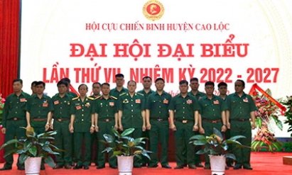 Đại hội đại biểu Hội Cựu chiến binh huyện Cao Lộc lần thứ VII