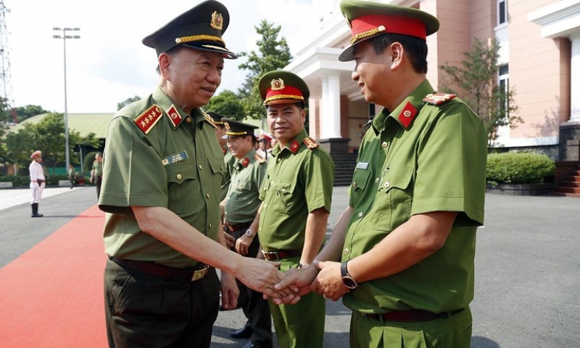 Tăng cường công tác xây dựng Đảng, xây dựng lực lượng Công an nhân dân thật sự trong sạch, vững mạnh