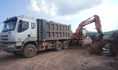 Đẩy nhanh thi công Dự án Khu tái định cư và dân cư Hữu Khánh