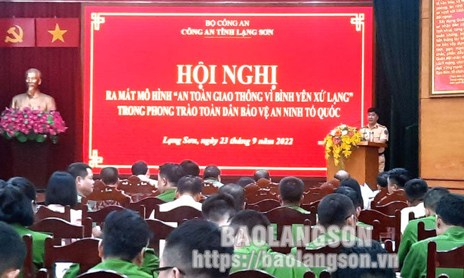 Ra mắt mô hình “An toàn giao thông vì bình yên Xứ Lạng”
