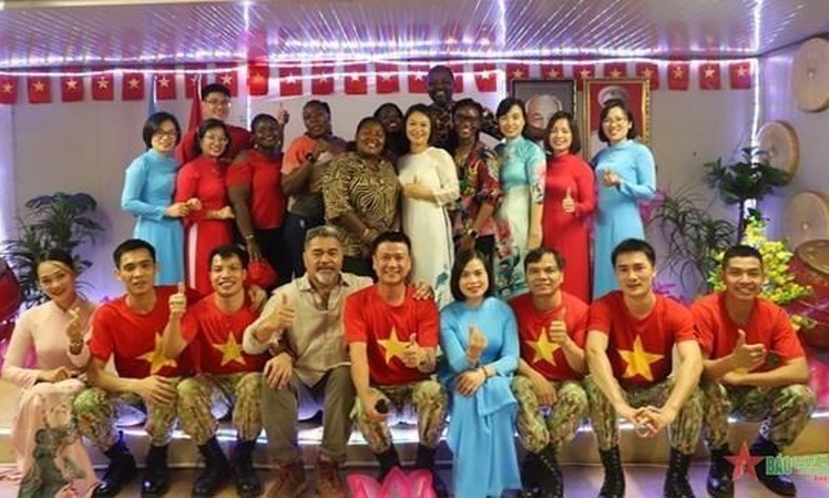 Lực lượng gìn giữ hòa bình Việt Nam kỷ niệm Quốc khánh tại Nam Sudan
