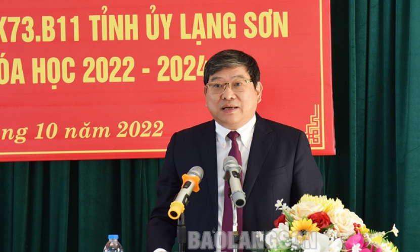 Khai giảng lớp Cao cấp lý luận chính trị hệ không tập trung