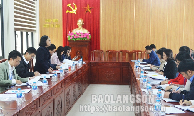 Kiểm tra công tác kiểm soát cải cách thủ tục hành chính tại huyện Văn Lãng