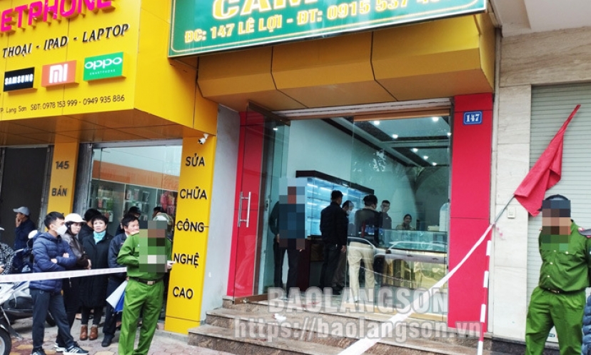 Khống chế, bắt giữ đối tượng cướp tài sản tại thành phố Lạng Sơn