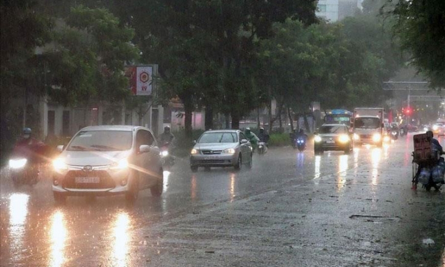 Ngày 18/10, Nam Trung Bộ, Tây Nguyên và Nam Bộ mưa dông về chiều tối