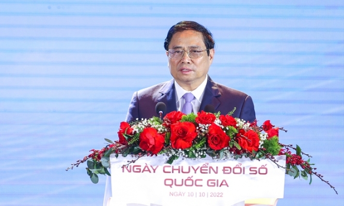 Thủ tướng Phạm Minh Chinh gửi thông điệp của Chính phủ về đẩy mạnh chuyển đổi số quốc gia