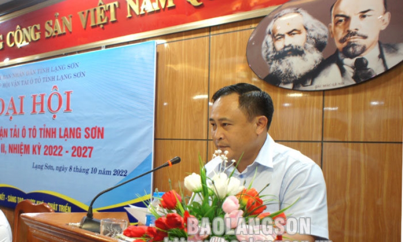 Đại hội Hiệp hội vận tải ô tô tỉnh Lạng Sơn lần thứ II nhiệm kỳ 2022-2027