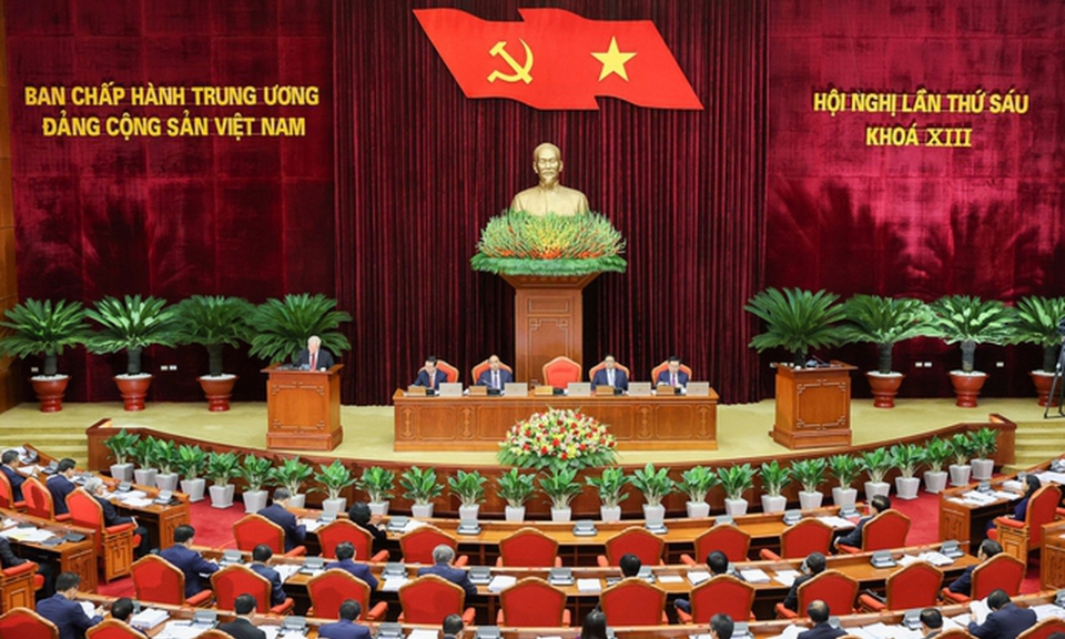 Ngày làm việc thứ ba của Hội nghị Trung ương 6 khóa XIII