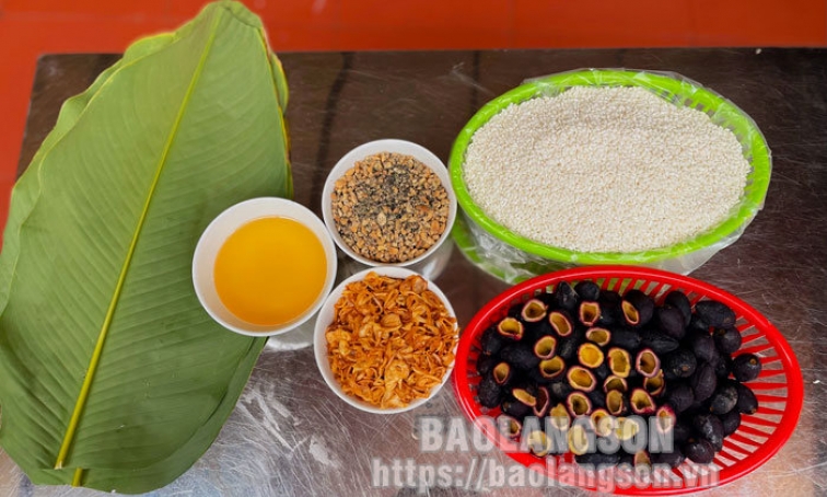Đậm đà khó quên hương vị xôi trám đen