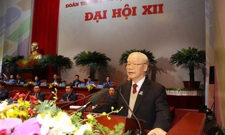 Tổng Bí thư nhắn gửi tới thế hệ trẻ cả nước hai chữ "Tiên phong"