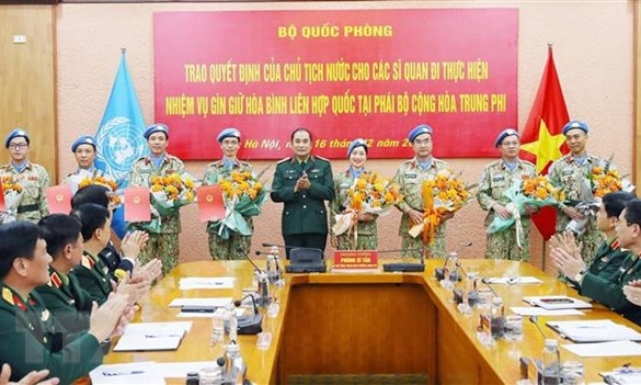 Việt Nam tăng cường hợp tác quốc tế trong lĩnh vực gìn giữ hòa bình