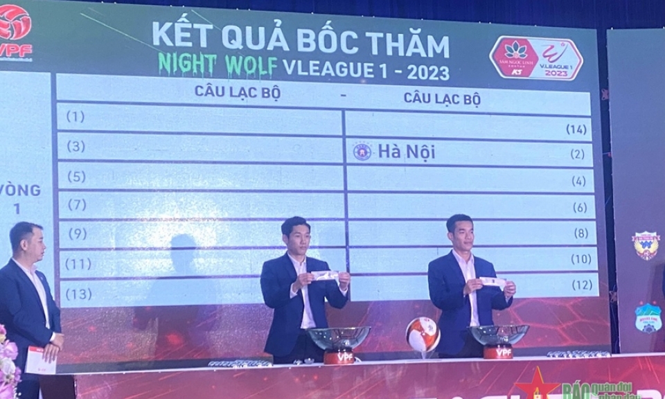 Viettel FC gặp Hà Nội FC tại vòng 1 Night Wolf V-League 2023