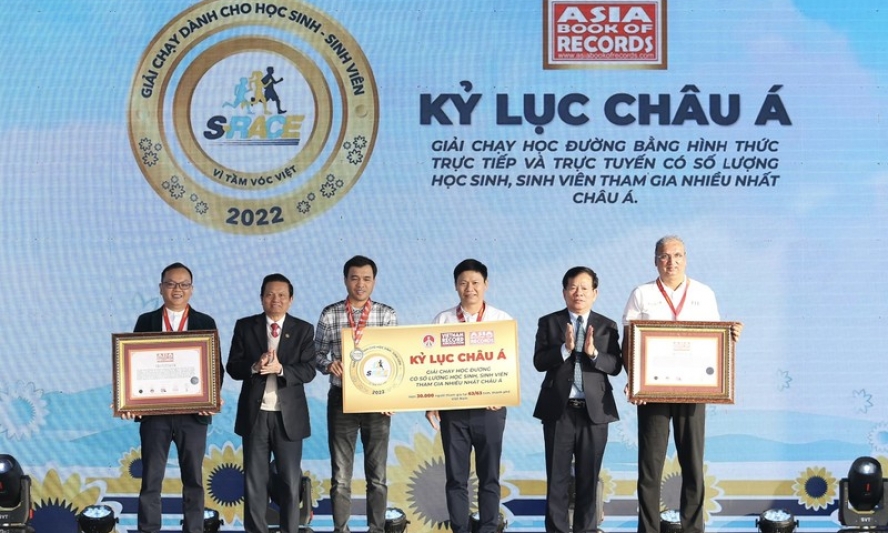 Giải chạy học sinh-sinh viên của Việt Nam đạt kỷ lục châu Á