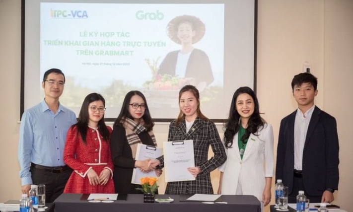 Hợp tác đưa nông sản Việt lên chợ công nghệ GrabMart
