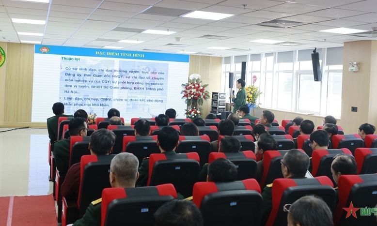 Năm 2022, Bệnh viện Quân y 103 khám bệnh cho hơn 550.000 lượt bệnh nhân