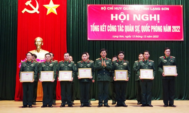 Bộ chỉ huy quân sự tỉnh tổng kết công tác quân sự, quốc phòng năm 2022
